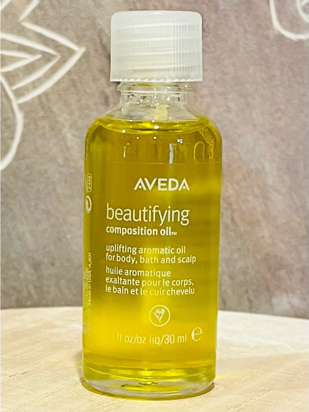 Aveda Beautifying Composition Oil Skin Nourishing Oil For Body and Scalp, 1 OZ